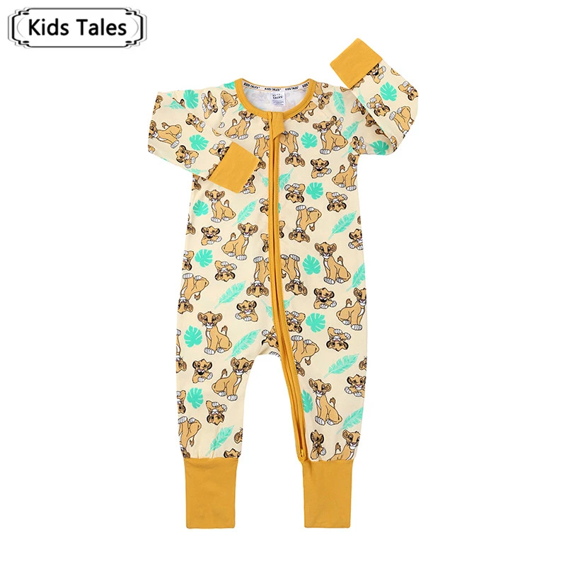 Spring Long Sleeve Dogs Print Baby Rompers For Boy Girl Kids Cotton Jumpsuits Baby Clothes Baby clothing For newborn baby Fall