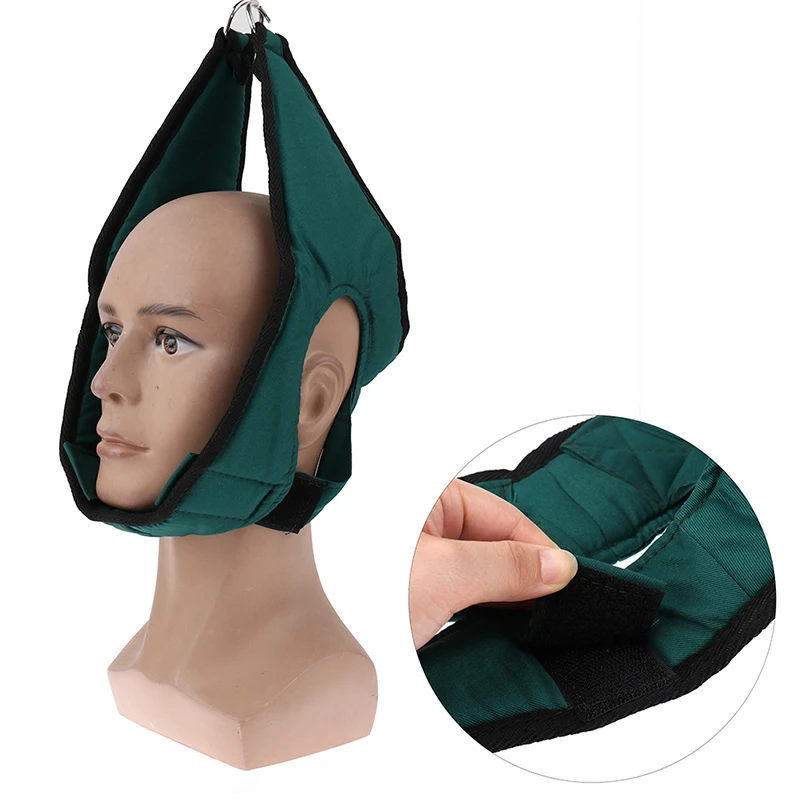 1PCS Hanging Cervical Traction Device Soft Neck Stretching Belt Pain Relief Metal Bracket Chiropractic Neck Traction Cushion
