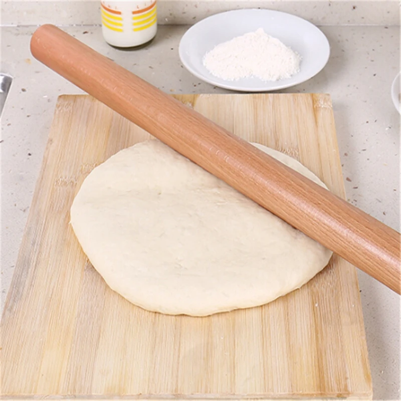 Non-stick Wooden Rolling Pin Cake Fondant Baking Cookies Noodle Biscuit Rolling Pin/Kitchen Cake Roller Crafts Baking Tool