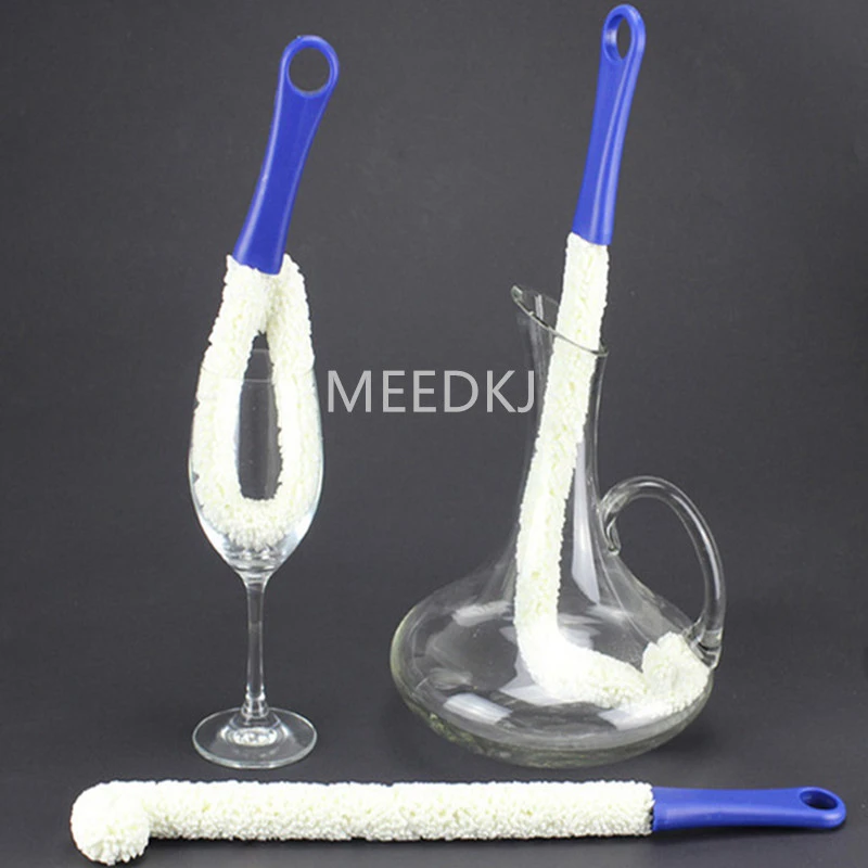 1pcs decanter brush multifunctional flexible folding brush red wine glass brush bottle brush