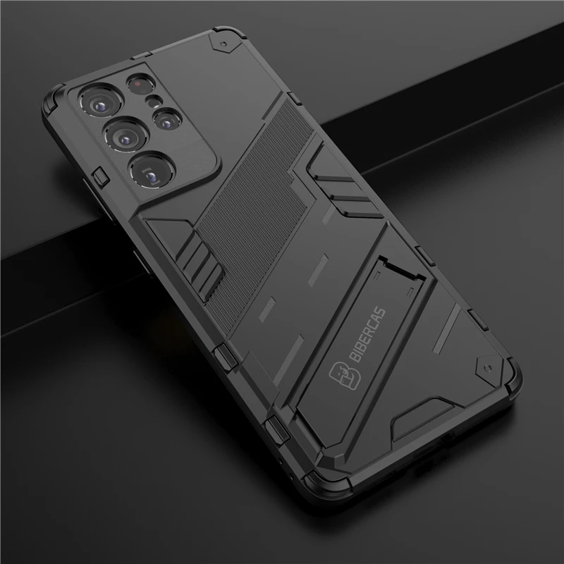 Armor Cyber Shockproof Case For Samsung Galaxy S21 Ultra S21 Plus M31 M51 A02 A22 M12 A12 A32 A52 A72 A03S EU Slim Stand Cover