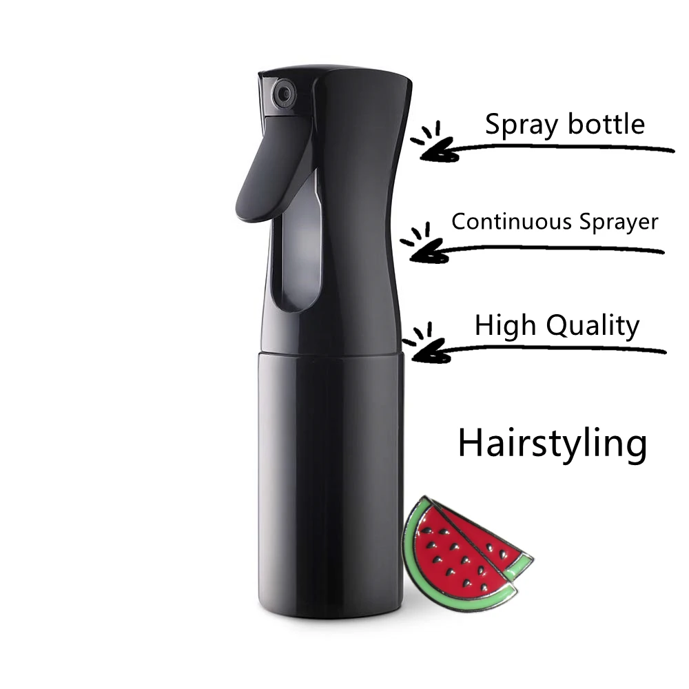 High Quality Continuous Sprayer Hair Water Ultra Fine Mister Spray Bottle Propellant Free for Hairstyling, Misting,Salon