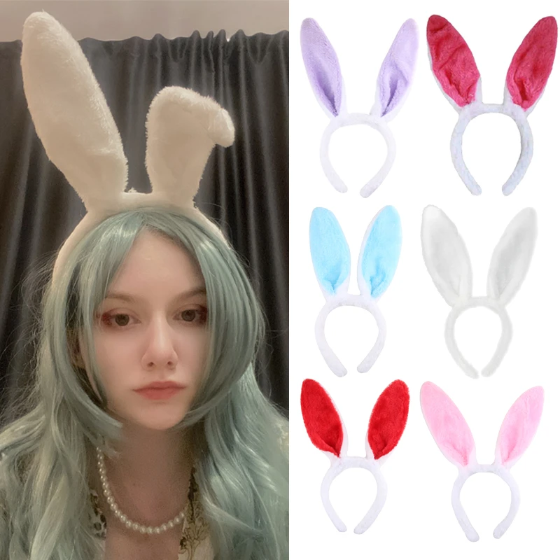 Easter Adult Children Cute Comfortabl Rabbit Ears Headband Rabbit Headwear Bunny Hairpin Festival Hair Accessories Hairband