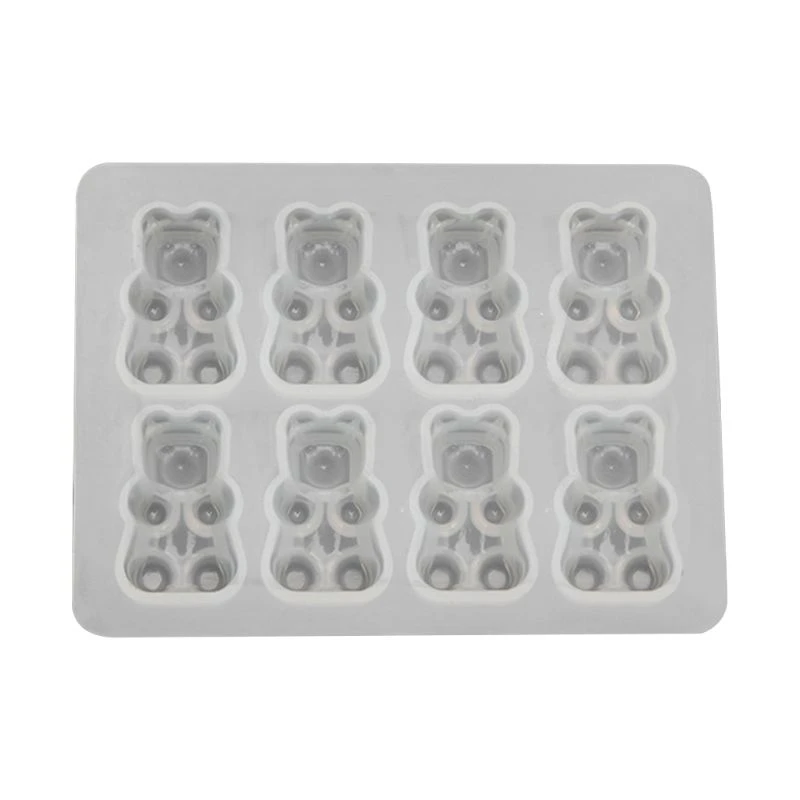 Cute Bear Sugar Silicone Mould Crystal Resin Epoxy Mold Jewelry Pendant Crafts X6HE