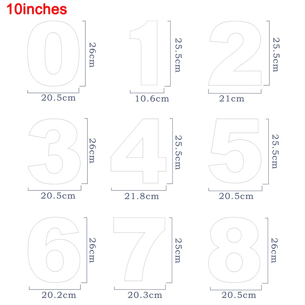 Numbers Cake Mould Set PET Decorating Baking Mold DIY Kitchen Tool For Birthday Pastry Hot Kitchen,Dining & Bar