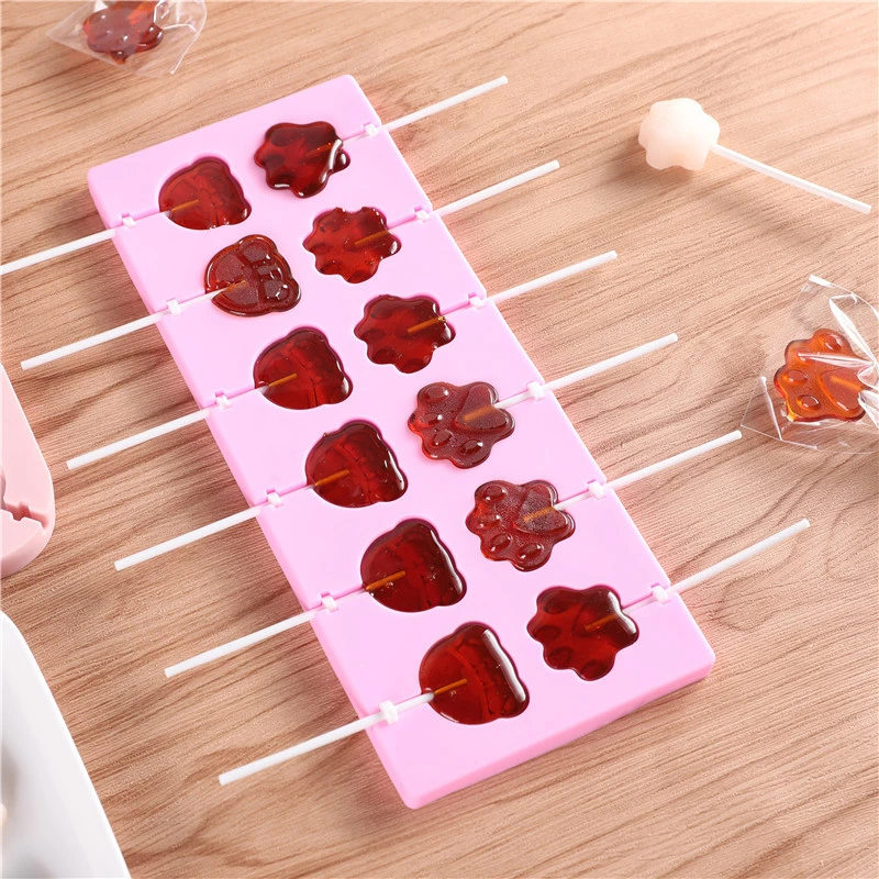 Silicone Lollipop Molds Chocolate And Candy Molds Cake Mold DIY Variety Shapes Cake Pastry Decorating Form Silicone Bakeware