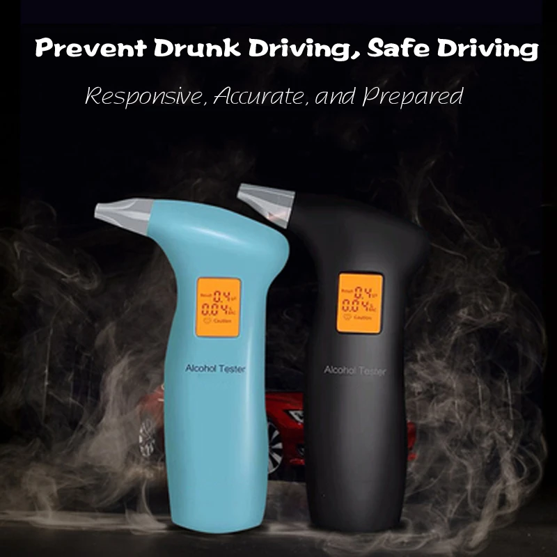 Alcohol tester measuring drunk driving detector blowing type special check alarm meter artifact exhaling drunk driving measuring