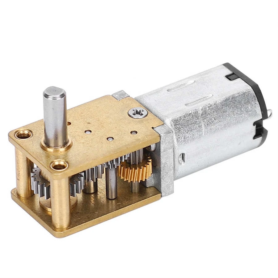 Mini Micro Reduction Motor Metal Gear Motor Worm Reducer N20 DC12V Reduction CW/CCW Micro Slow Motor