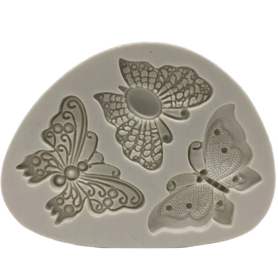 Butterfly Shaped Fondant Cake Mold Silicone Mold Soap Mould Bakeware Baking Cooking Tools Sugar Cookie Jelly Pudding Decor H058