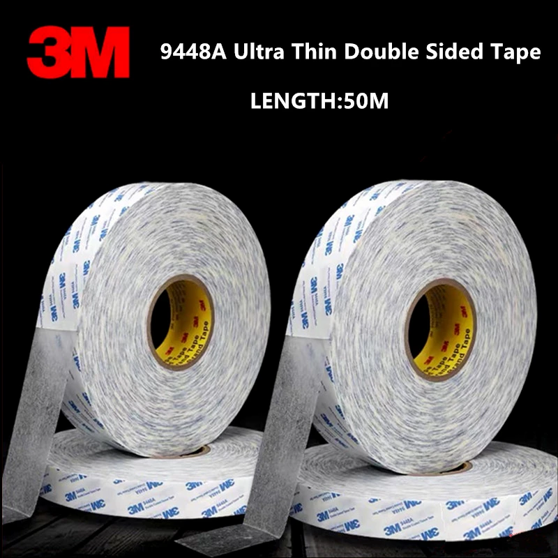 3M Double Sided Adhesive Strong Sticky Tape for  5mm 8mm 12mm 15mm 20mm 30mm 50m Length phone Screen LCD LED Display Fix Home