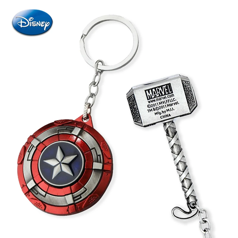 Marvel Keychain Iron Man Spiderman Charm The Avengers 4 Endgame Captain Keys Keyring Adornment Accessories Toys for Kids Gift