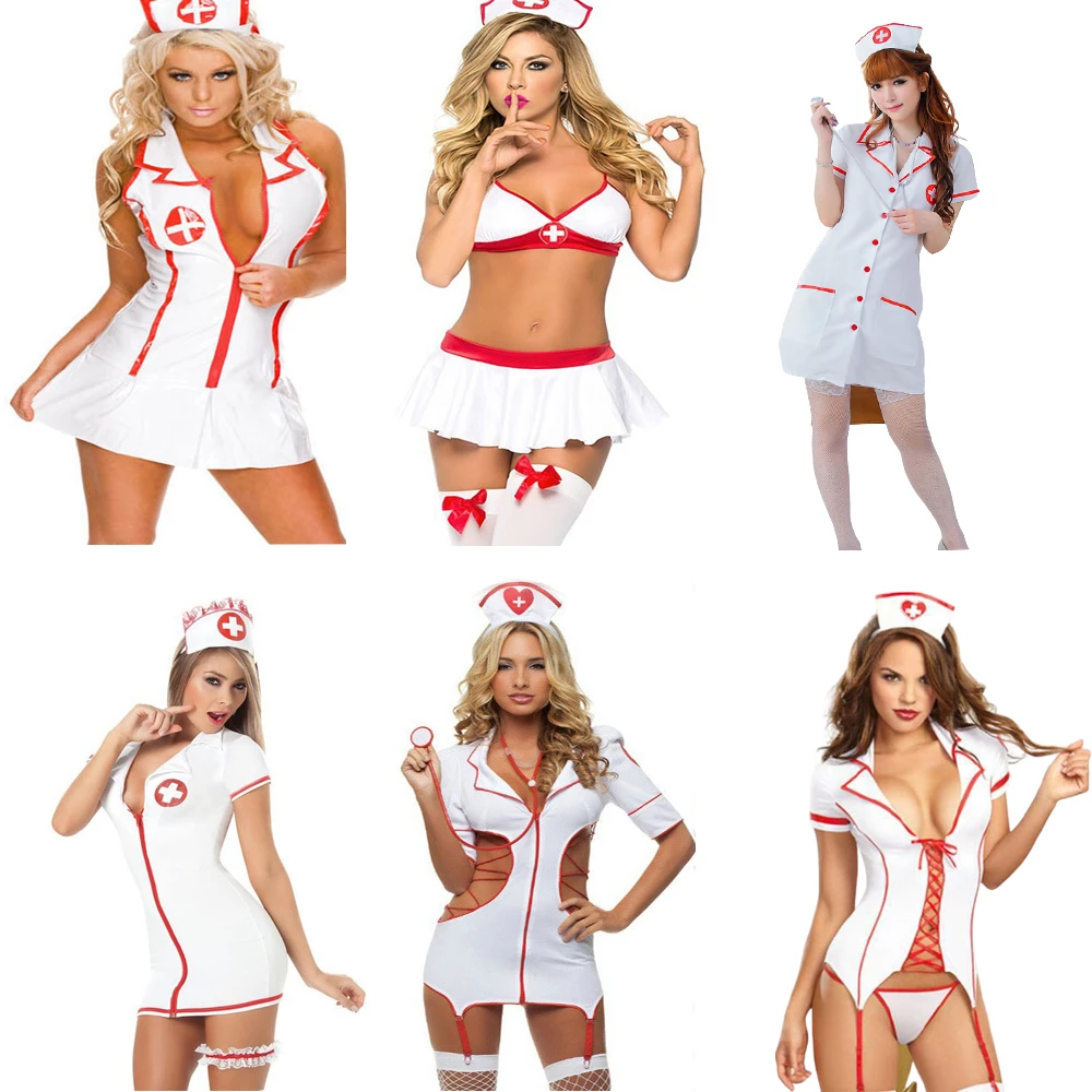 Erotic Nurse Costume For Role Play School Uniform Cosplay Sex Game Clothes Suit Outfit Sexy Lingerie Porno Adult Intimate Goods