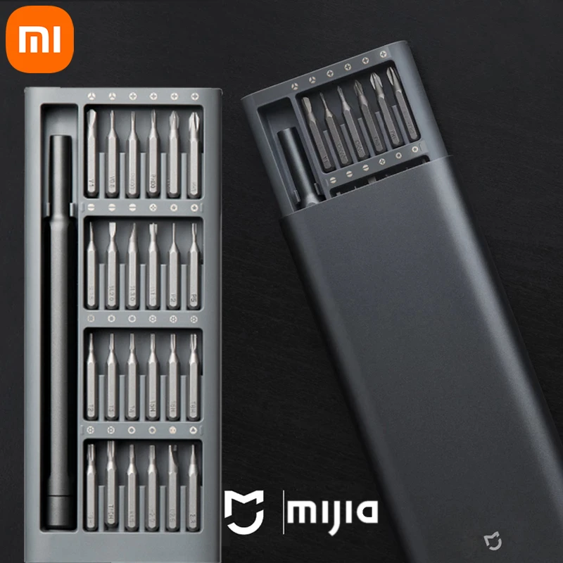 Xiaomi Mijia screwdriver Daily Use Screw Kit 24 Precision Magnetic Bits Alluminum Box Screw Driver xiaomi smart home Kit