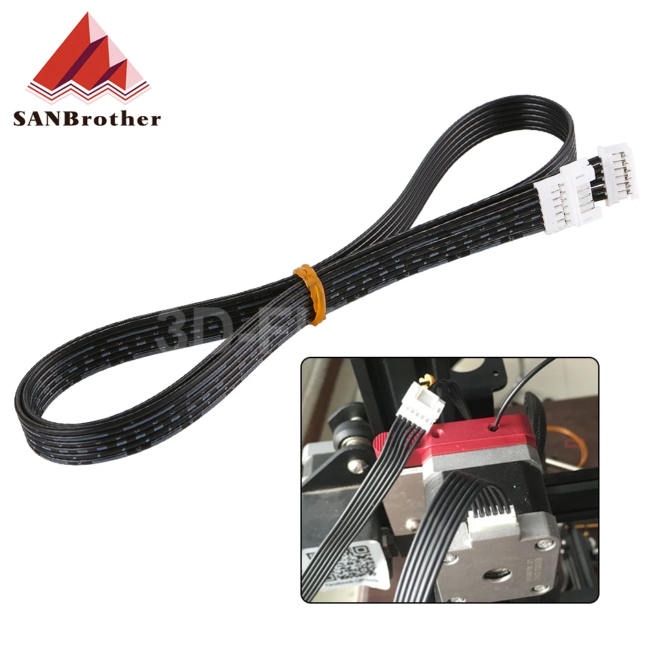 1pcs Tornado Creality ender 3 cr-10 3D printer stepper motor extension cable wire extruder motor extended cable