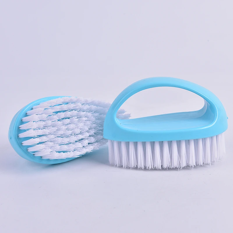 1PC Plastic Portable Candy Color Household Cleaning Brush Washing Brush Laundry Srubbing Brush Carpet Bedspread Clothes Cloth