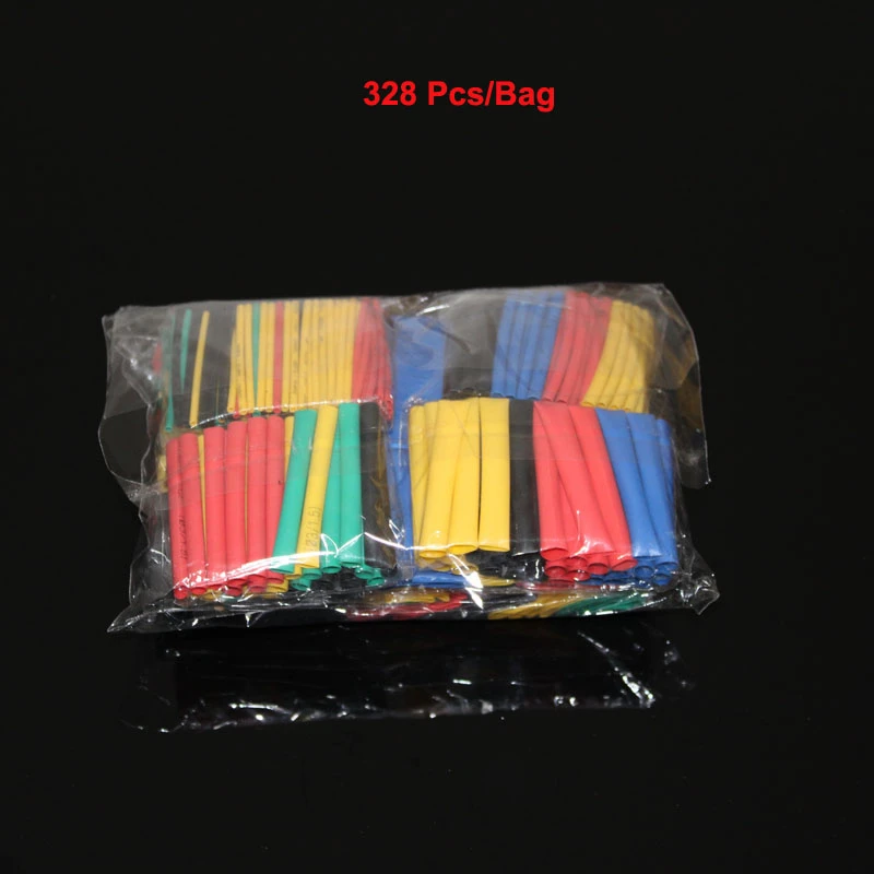 530PCS Sleeving Wrap Wire Polyolefin Assorted Heat Shrink Tubing Insulation Shrinkable Tube kits