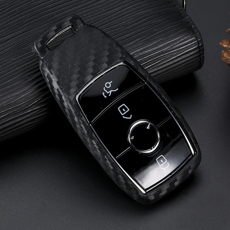 Car Smart Remote Protection Key Shell Case keyfob cover set For Mercedes Benz AMG 2016 2017 E Class W213 E200L E260 E300L E320L