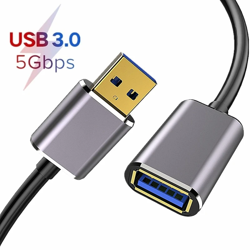 USB Extender Cable USB 3.0 Cable USB Flash Drive Cable 5M for PC Keyboard Webcam GamePad USB3.0 Data USB OTG HUB Extension Cord