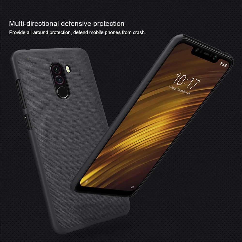 For Xiaomi POCOPHONE F1 case cover Nillkin Frosted PC Matte hard back cover for Xiaomi pocophone f1 POCO phone case