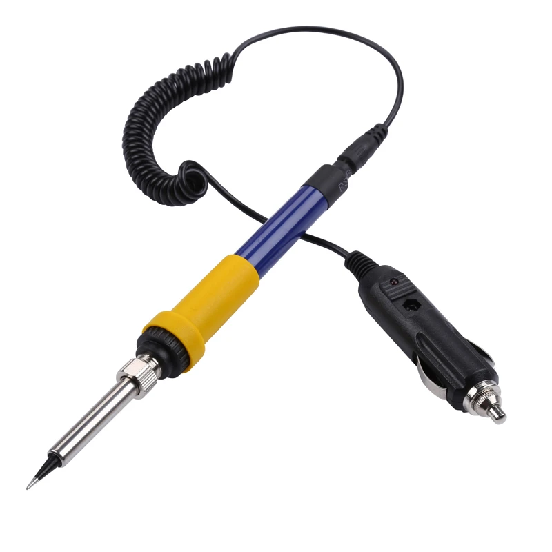 DC 12V Portable Soldering Iron Low-voltage Car Battery 60W Welding Rework Repair Tools