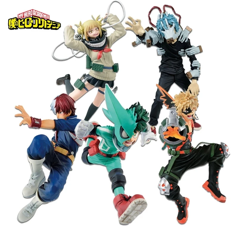 Anime My Hero Academia Figure Midoriya Izuku Bakugou Katsuki Shoto Todoroki Shigaraki Himiko Eijiro Boku No Hero Academia Figure