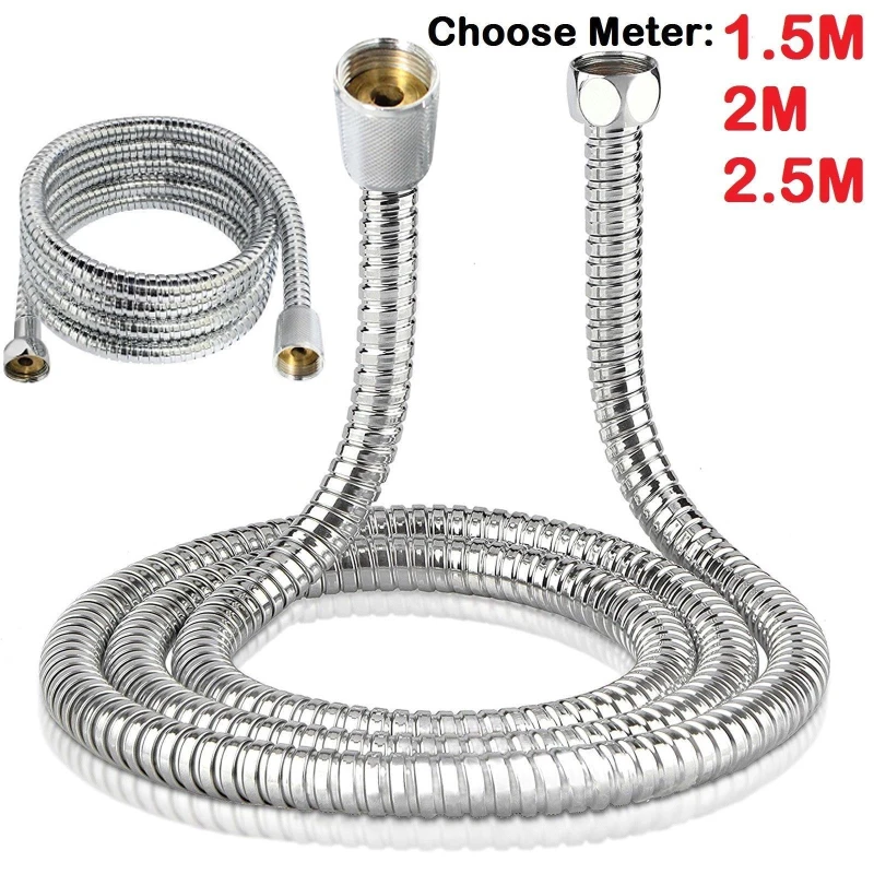High Quality Shower Hose Pipes Fittings  Shower holder Water Pipe For Bath Stainless Steel Shower head Bathroom Accessories