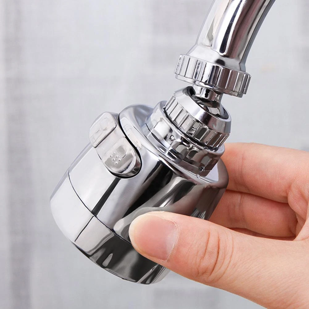 360 rotate swivel faucet nozzle Stainless Steel Splash Proof kitchen Universal Tap Shower Water Rotatable Filter Sprayer Nozzle