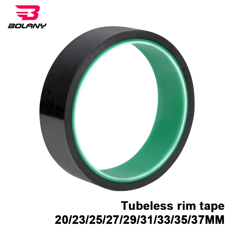 Bicycle Tubeless Rim Tape Width 18/21/23/25/27/29/31/33/35mm*10m Vacuum Ring Lining Belt Tire Sealing Tire Pad Tape
