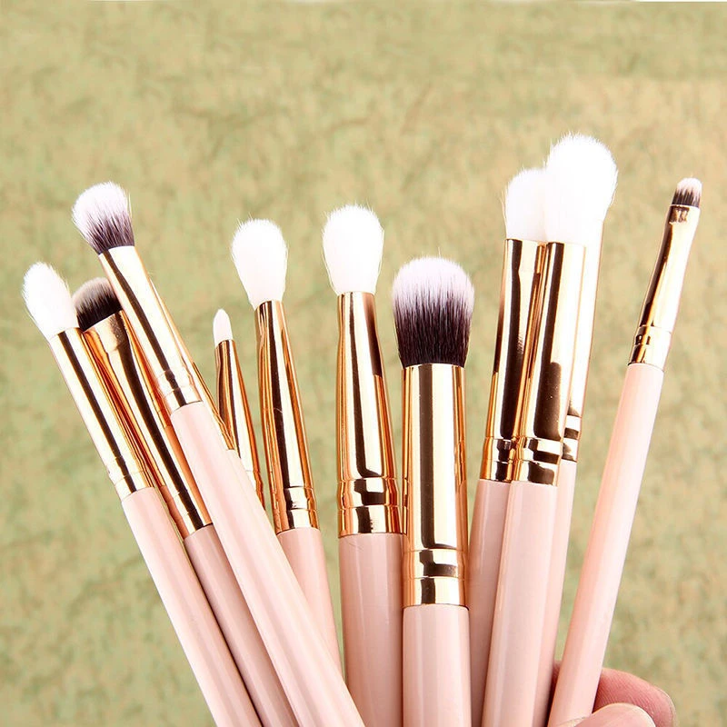 12pcs /set Makeup Brushes Set Powder Foundation Eyeshadow Eyeliner Lip Brush Tool