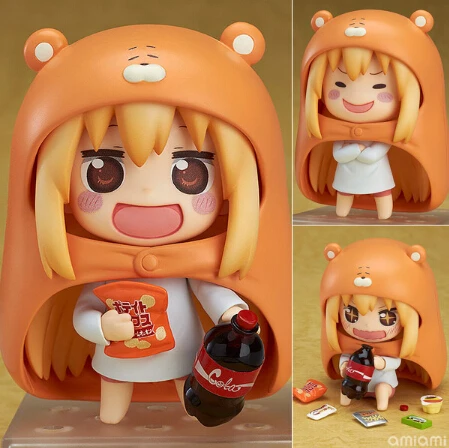 Lolita Sankaku Head Himouto! Umaru-chan Umaru Figure Doma MARMOT Hamsters  10CM Model Action Figures Pvc Rinquedo