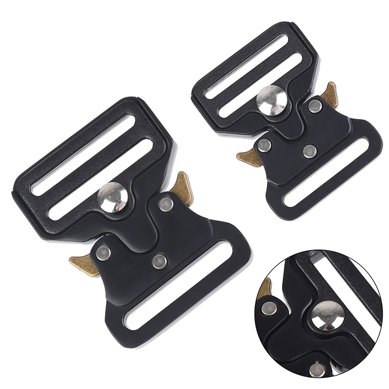 2 Sizes Metal Strap Buckles for Webbing DIY Bag Luggage Clothes Accessories Clip Buckles