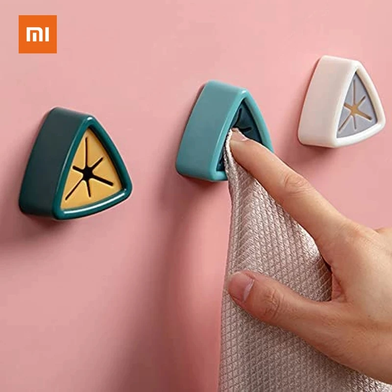 Xiaomi Punch-free Towel Plug Holder Bathroom Storage hanger Towels Storage Wash Cloth Clip Bathroom Kitchen Accessories Tool