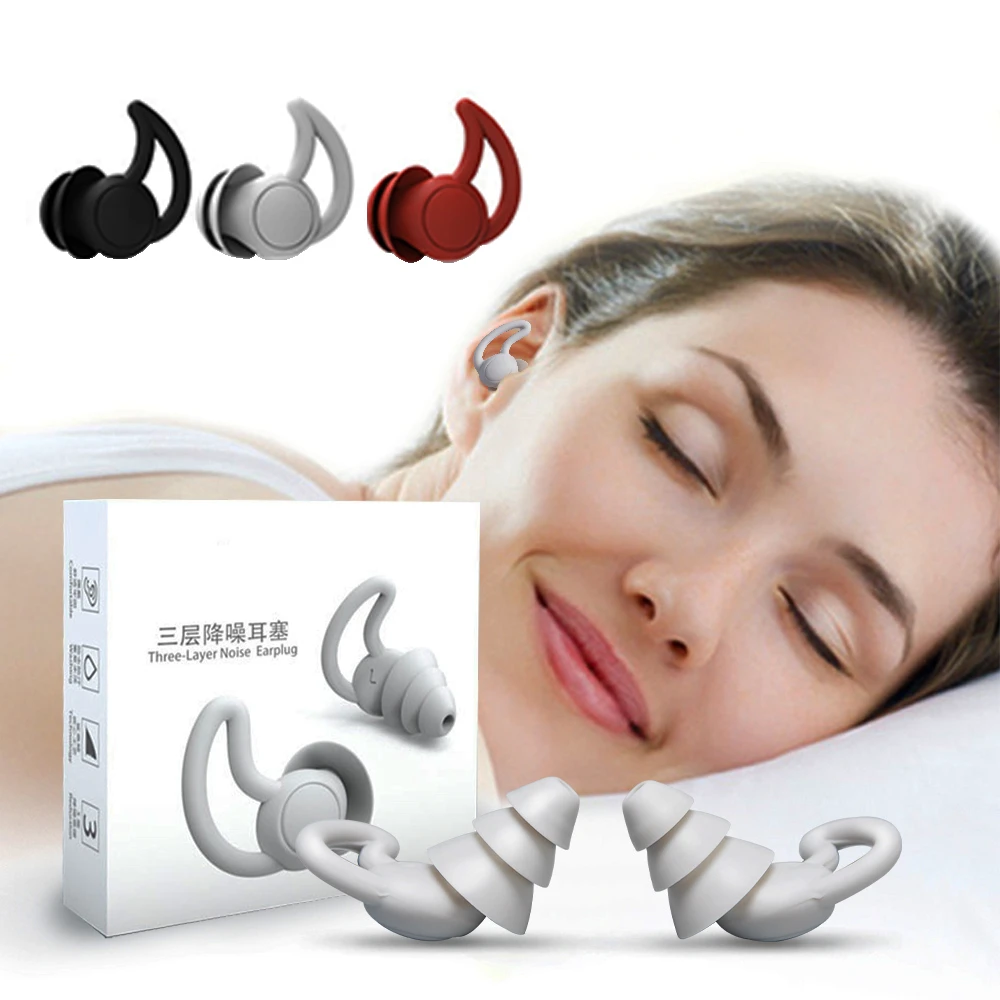 Comfort Sleeping Earplugs Noise Reduction Sleep Soft Ear Plugs Noise Cancelling Ear-Protection Shielding Work Travel Music Noise