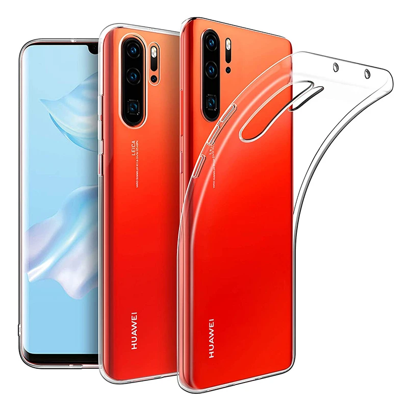 Transparent Case TPU for Huawei P30 Pro Lite P40 Pro Plus Soft Silicon Cover Thin Clear Phone Back Armor P30Pro P40Pro HuaweiP40
