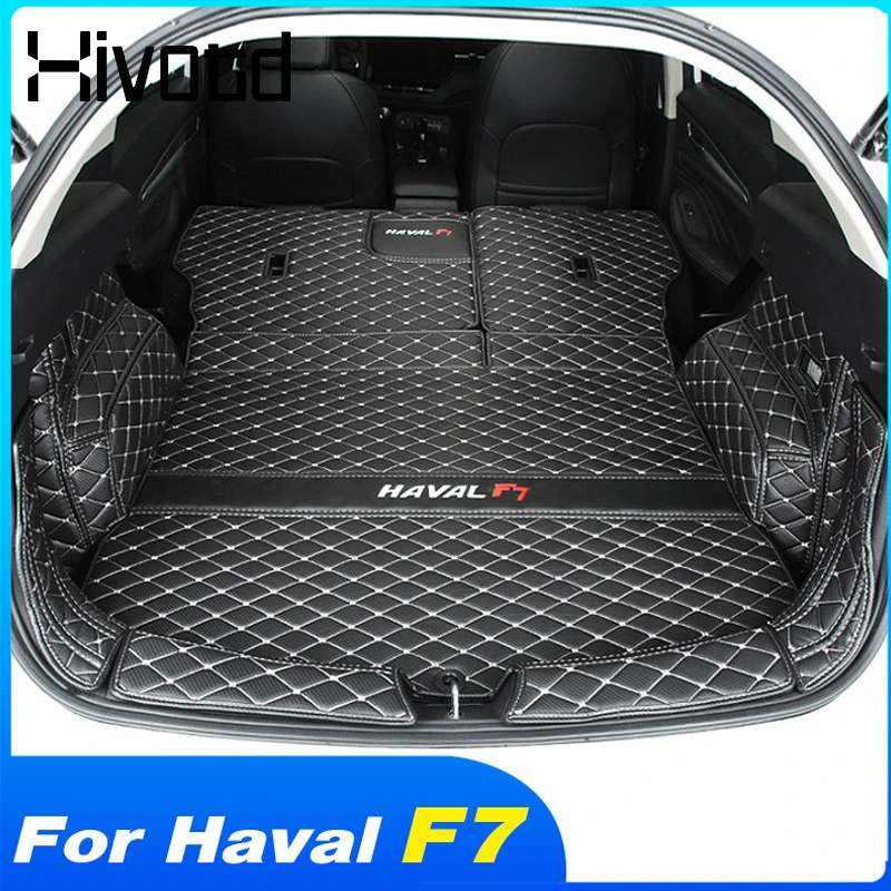 Hivotd For Haval F7 F7X 2019 2020 Car Accessories Trunk Protection Mat Interior Cover part auto styling