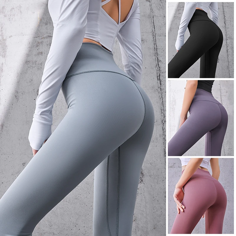 1/2 Pcs High Waist Women Yoga Pants Workout Sportswear Gym Jogging Tights Seamless Female Yoga Set Plus Size Fitness Leggings