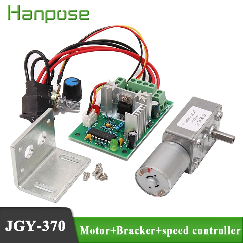 Free delivery 12V 8rpm 10rpm 6V 6RPM DC motor low speed electric base 6V 90rpm decelerator + bracket set