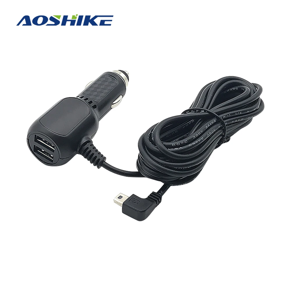 AOSHIKE MINI USB 5V 2A USB Car Power Charger Adapter Auto Car Accessories Car USB Charging Power For GPS Driving Recorder