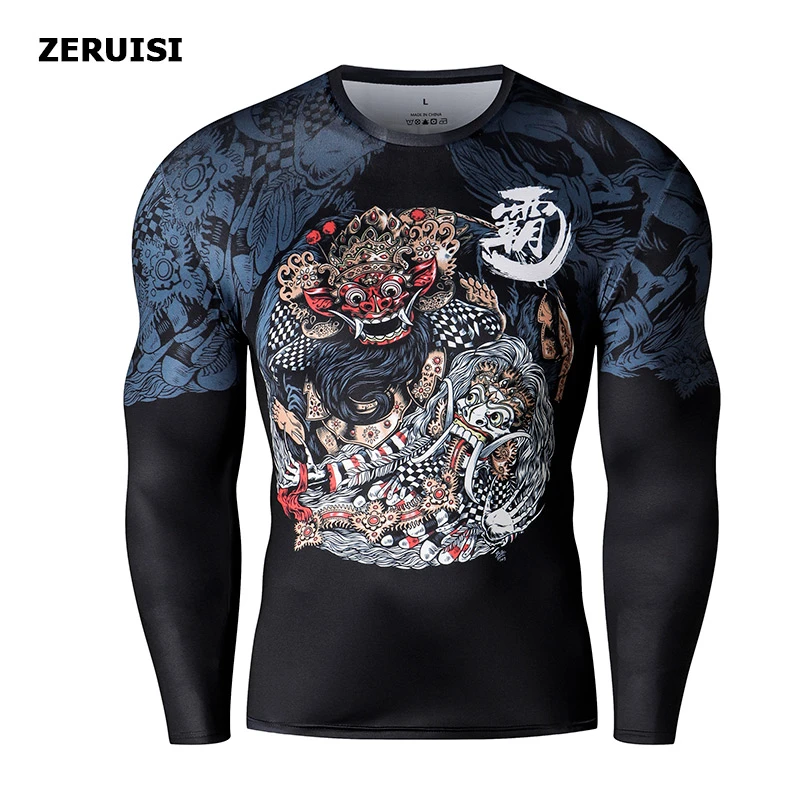 3D Printed Harajuku Fitness Tops t-shirt compression shirts Anime Men Sports Fashion Japanese male Top Clothing