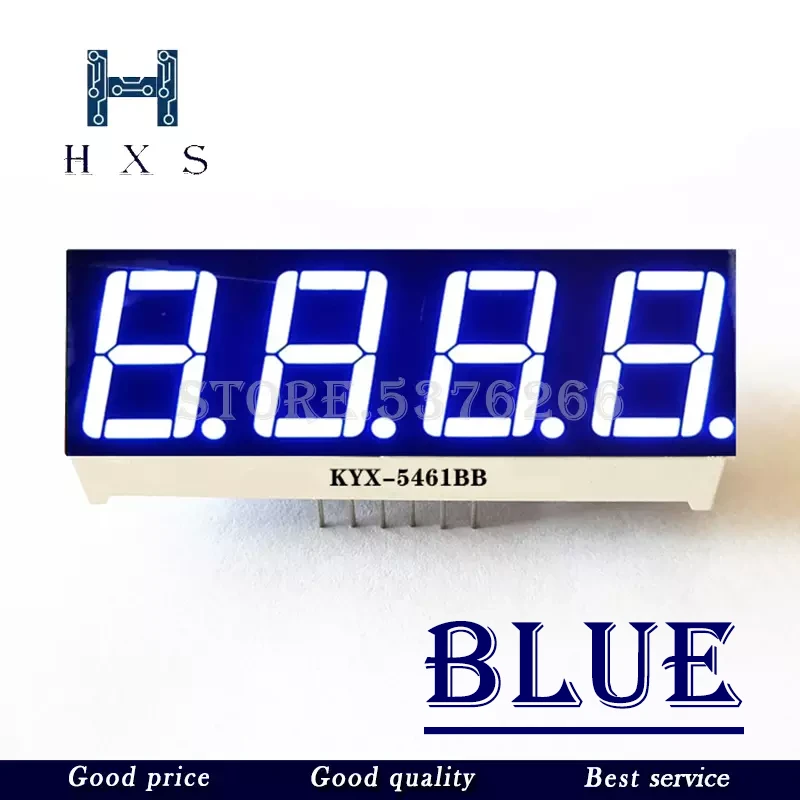 5PCS 0.56inch LED display 7 Segment 1Bit/2 Bit/3 Bit/4 Bit Digit Tube Blue Common Cathode / Anode Digital 0.56 inch led 7segment