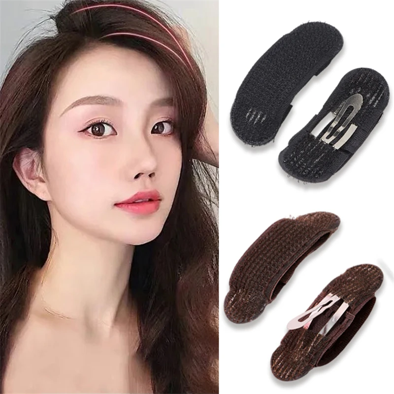 Fluffy BB Hair Clip For Women 2 Pieces/Set BB Hair Clip Hair Fluffy Mat Roots Pad Sponge Hair  Care & stereotypes Styling Tools