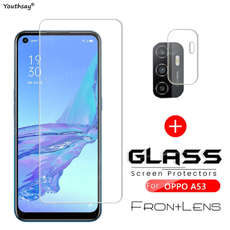 For OPPO A53 Glass Screen Camera Film Protector for OPPO A53 Glass For OPPO A74 A54 A94 A95 A53 A32 A16 A72 A52 Tempered Glass