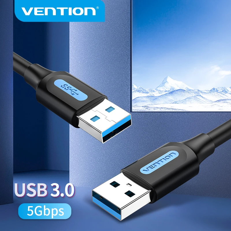 Vention USB 3.0 Extension Cable Type A Male to Male Cable 3.0 2.0 Extender Cord for Hard Drive TV Box Laptop USB to USB Cable