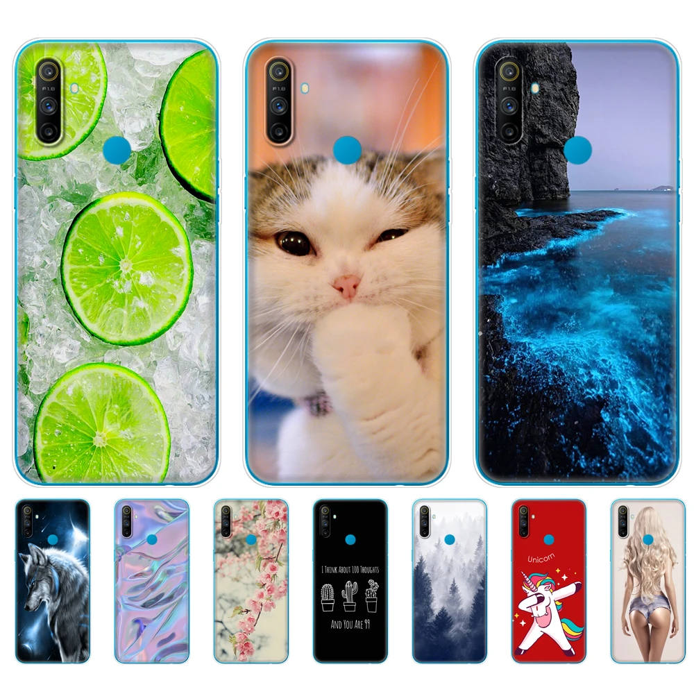 case For Realme C3 Case Soft Silicon TPU Back cover For OPPO Realme C3 RMX2020 C 3 Coque Capa Funda 6.5inch Skin shockproof