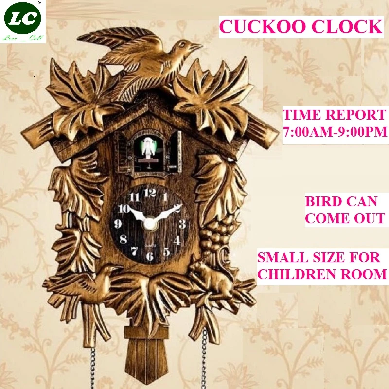 Cuckoo Clock Living Room Wall Clock Bird Cuckoo Alarm Clock wall Watch Modern Children Unicorn Decorations Home Day Time Alarm