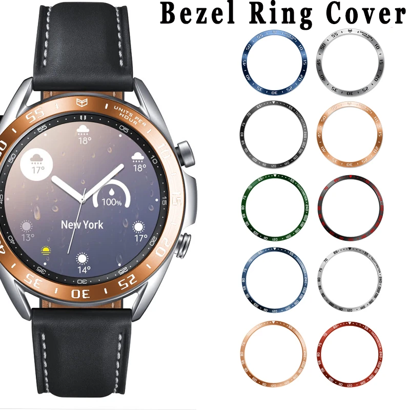 For Samsung Galaxy Watch 3 41mm/45mm metal Bezel Styling Ring Frame Case Cover Protection Stainless Steel Bezel Ring New