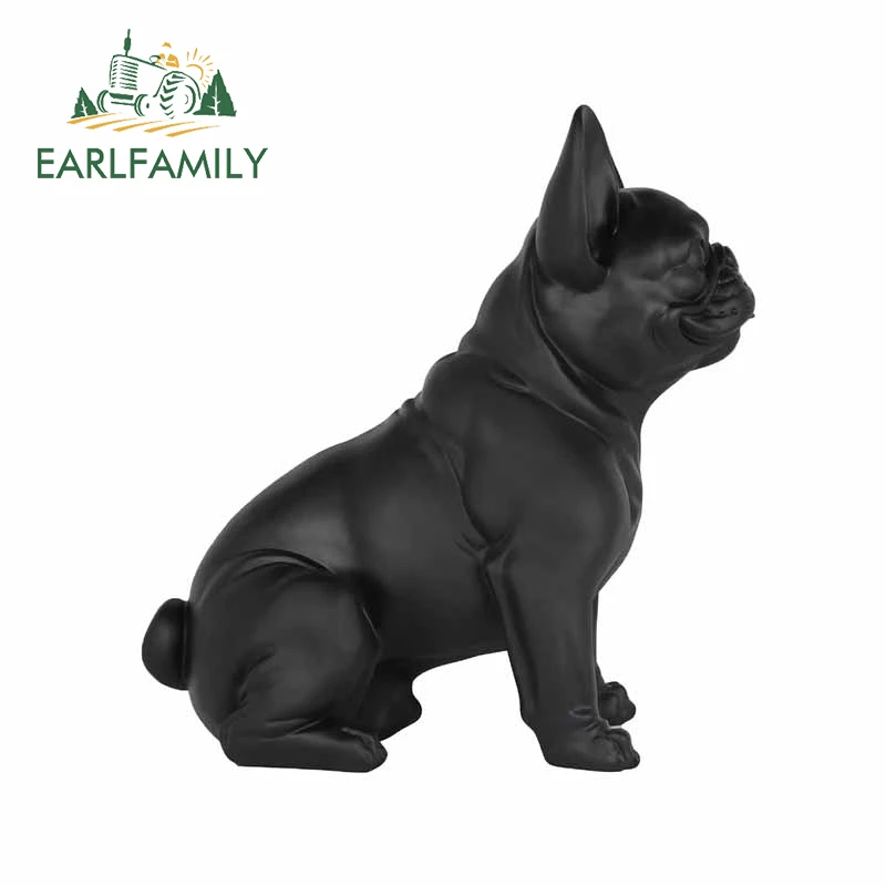 EARLFAMILY 13cm For French Bulldog Car Stickers Waterproof Fine Decal Anime Personality Graphics Surfboard Scratch-proof