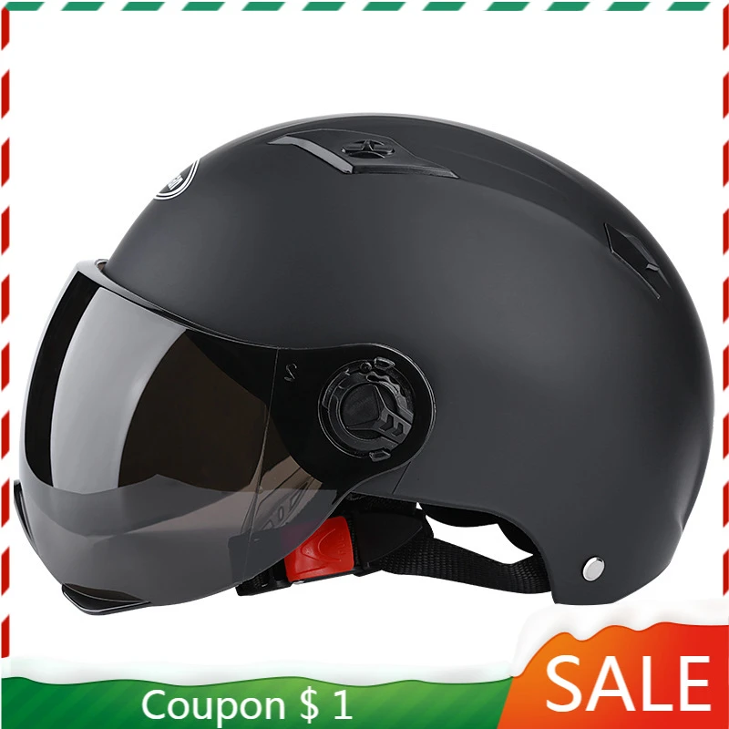 Capacete Aberto Moto Motorcycles For Adults Motorcycle Off-Road Scooter Open Face Half Half Face Flip Up Downhill Engine Helmet