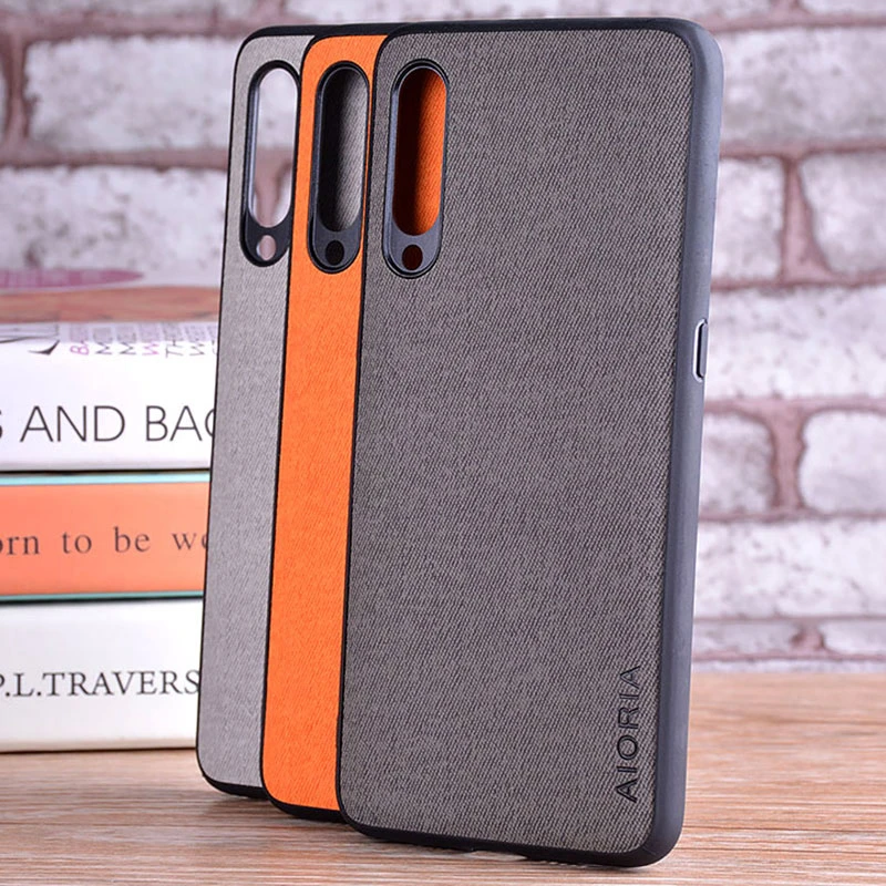 Case for Xiaomi Mi 9 Lite SE coque Luxury textile Leather skin soft TPU hard PC phone cover for xiaomi mi 9 se lite case funda