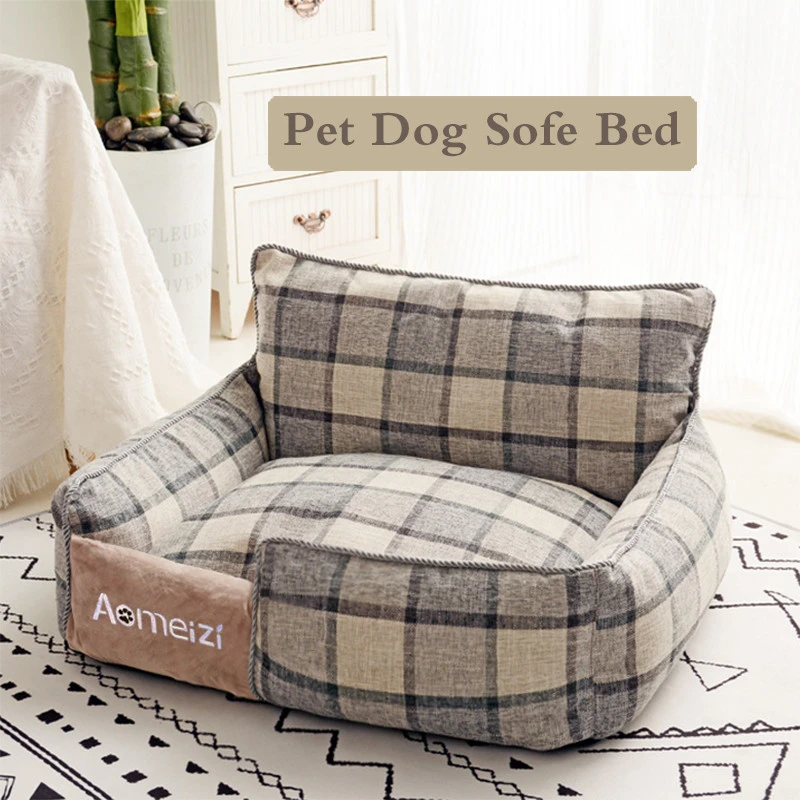 Pet Dog Bed Warm Pet Bed Removable Soft Pet Bed for Dogs Washable House Sofa Mats Sleeping Beds Cat Puppy Cotton Kennel Mat